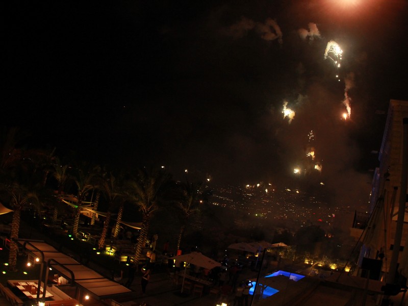Jounieh Fireworks Show from Everyday Cafe
