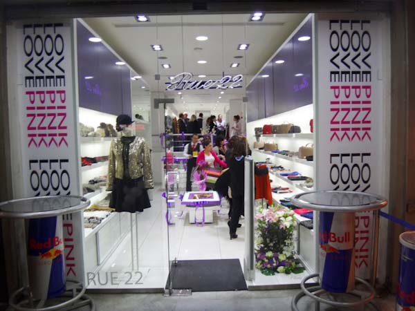 Opening of Rue 22