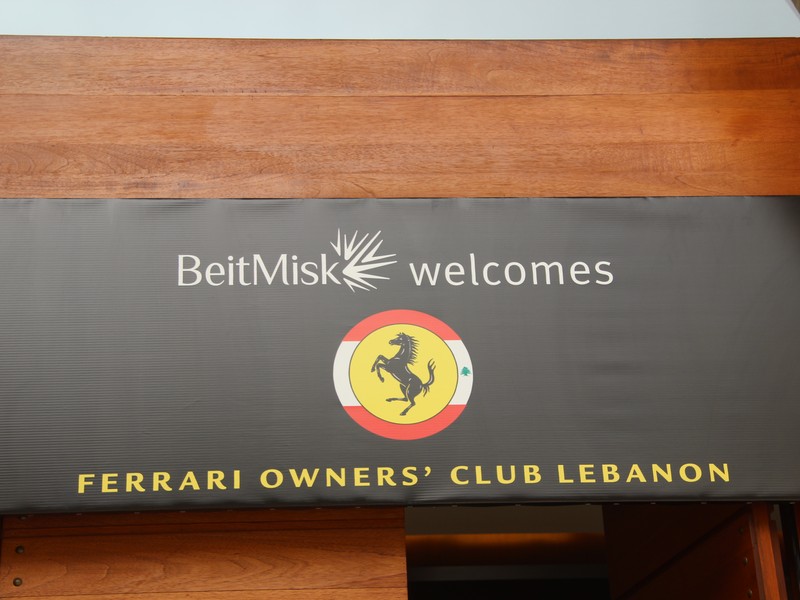 Ferrari Owners Club Lebanon at BeitMisk