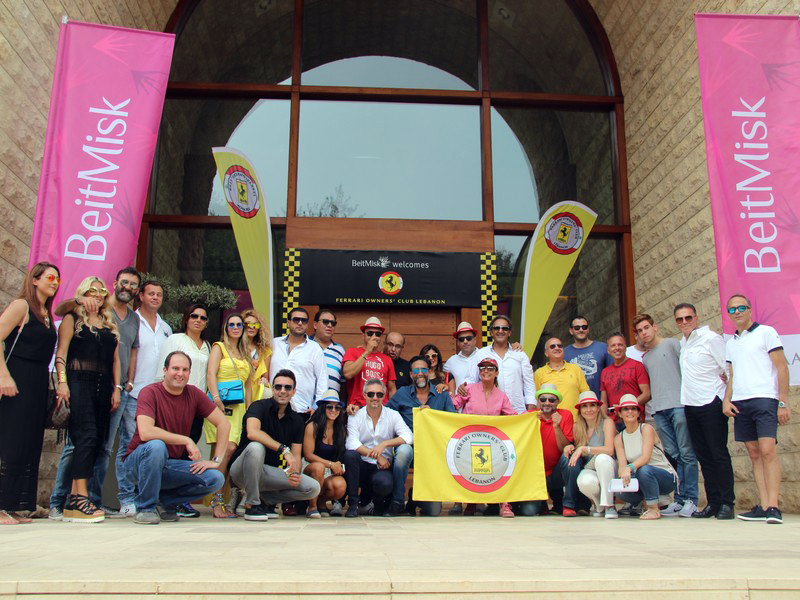 Ferrari Owners Club Lebanon at BeitMisk