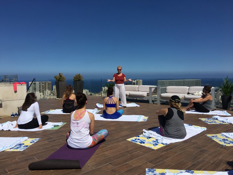 Yoga By The Pool