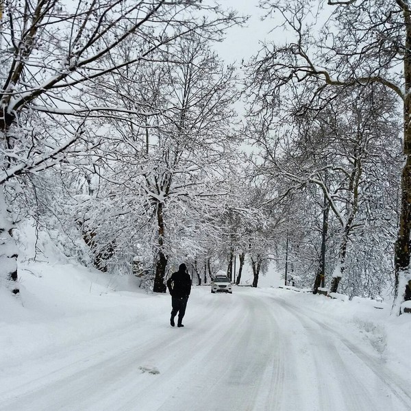 Lebanon covered by snow 