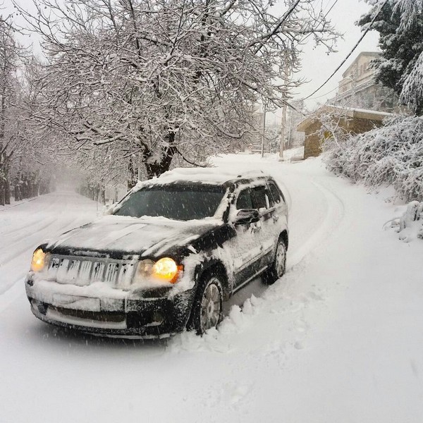 Lebanon covered by snow 