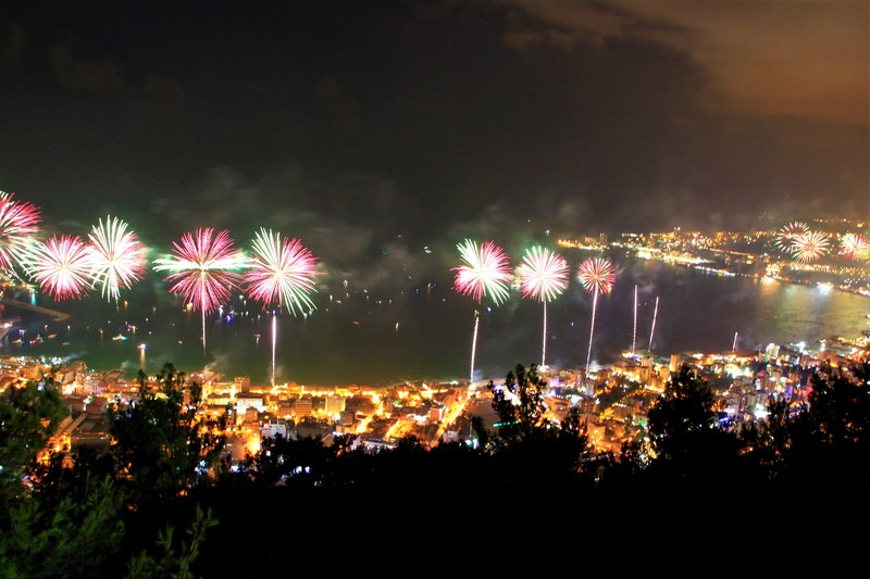 Jounieh Fireworks Show from Bay Lodge