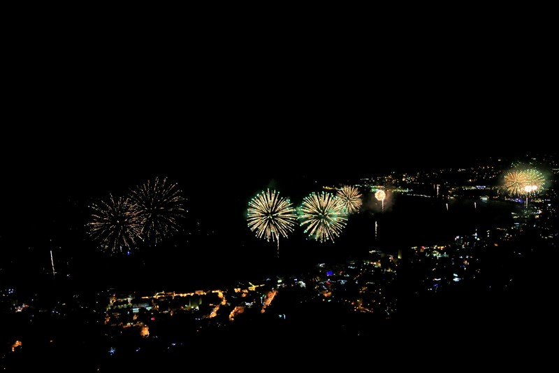 Jounieh Fireworks Show from Bay Lodge