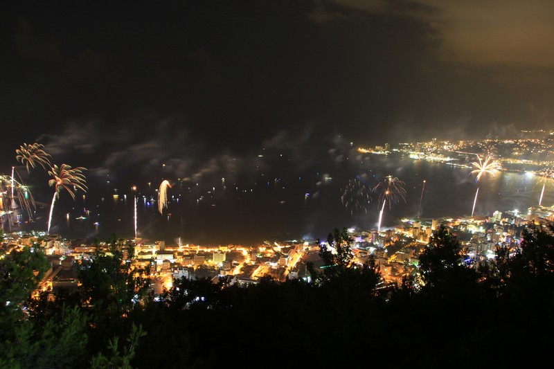 Jounieh Fireworks Show from Bay Lodge