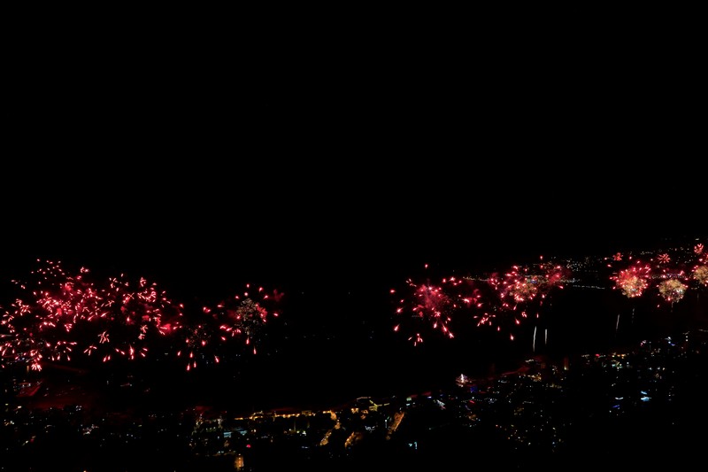 Jounieh Fireworks Show from Bay Lodge
