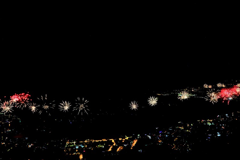 Jounieh Fireworks Show from Bay Lodge