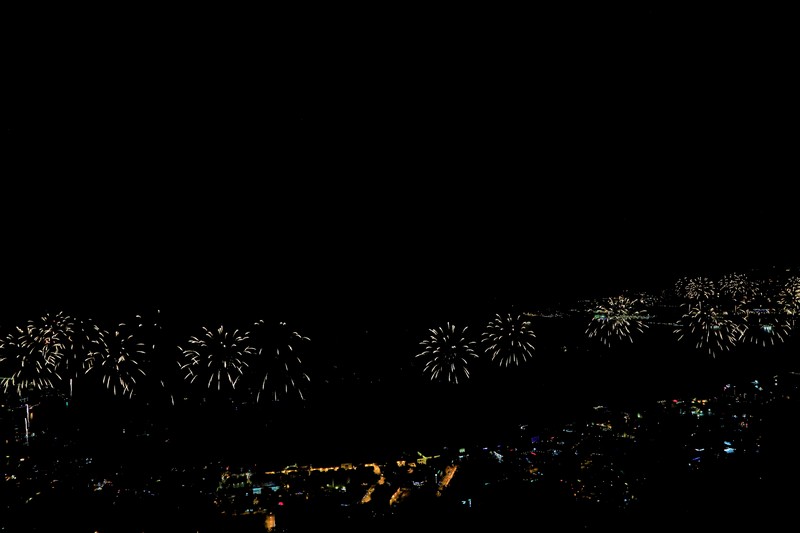 Jounieh Fireworks Show from Bay Lodge