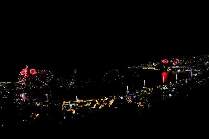 Jounieh Fireworks Show from Bay Lodge