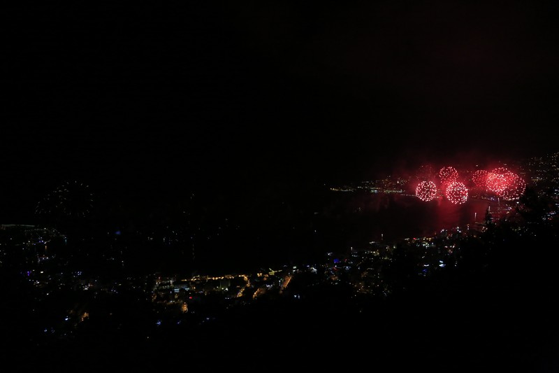 Jounieh Fireworks Show from Bay Lodge