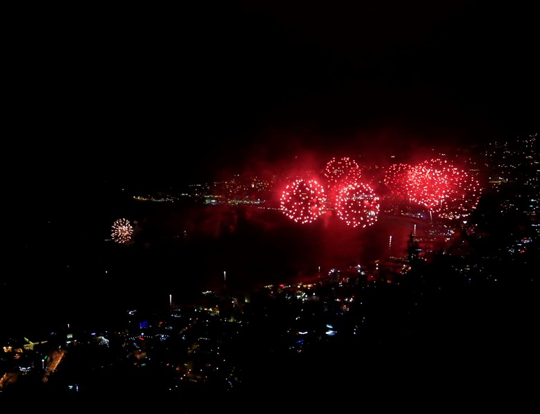 Jounieh Fireworks Show from Bay Lodge