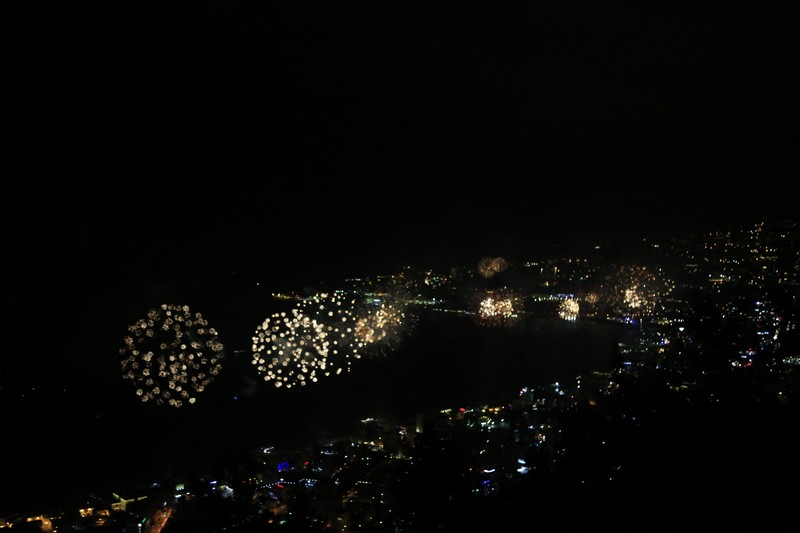 Jounieh Fireworks Show from Bay Lodge