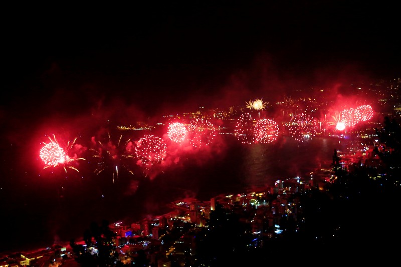 Jounieh Fireworks Show from Bay Lodge