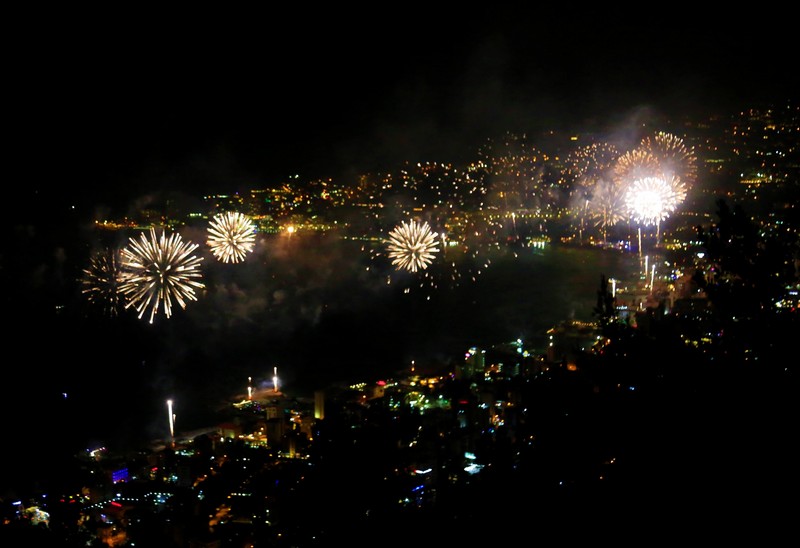 Jounieh Fireworks Show from Bay Lodge
