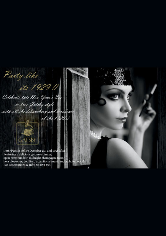 New Year Eve at Gatsby