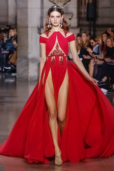 Georges Hobeika Spring Summer 2018 Couture at PFW