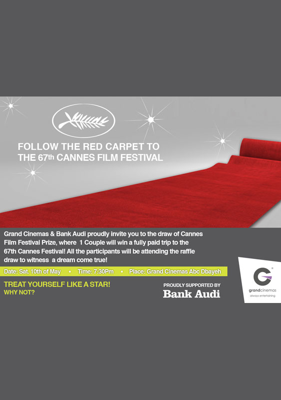 Grand Cinemas draw of Cannes Film Festival