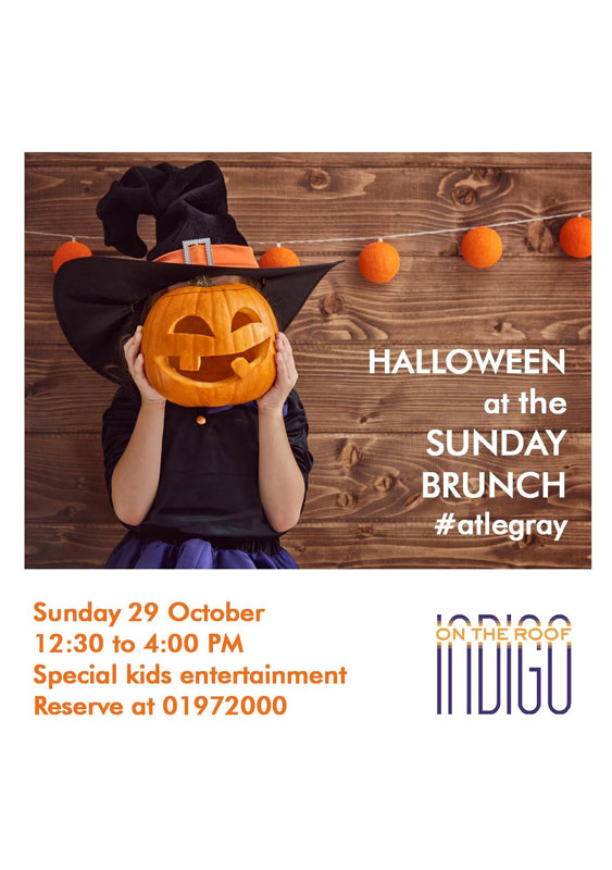 Halloween at the Sunday brunch at Le Gray