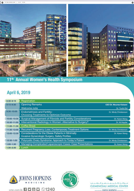 Clemenceau Medical Center 11th Annual Women Symposium
