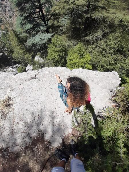Hiking at Tannourine Cedar Forest