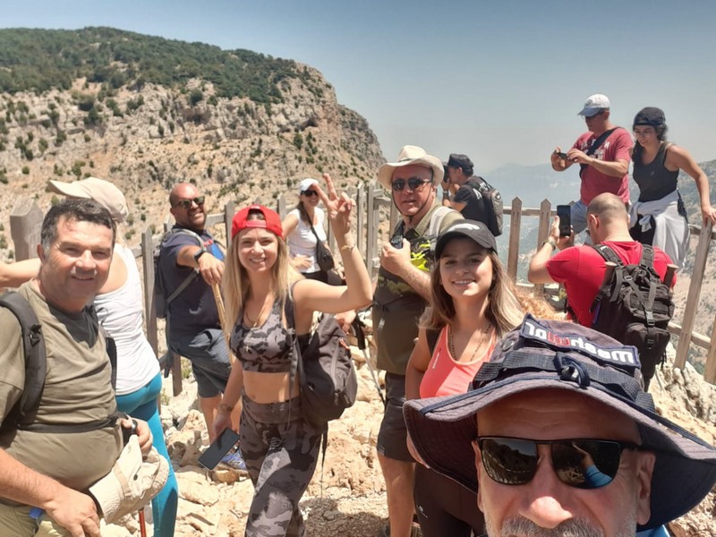 Hiking at Tannourine Cedar Forest