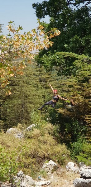 Hiking at Tannourine Cedar Forest
