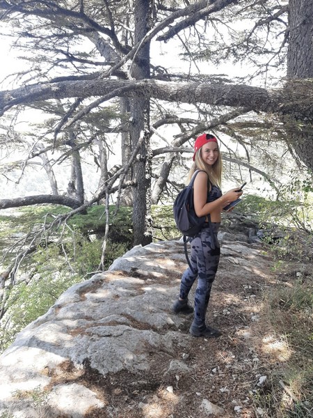 Hiking at Tannourine Cedar Forest