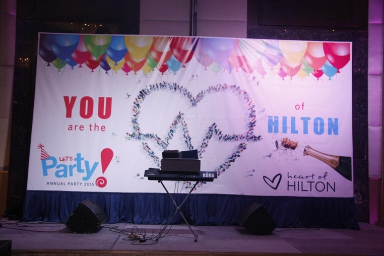 Annual Staff Party at Hilton