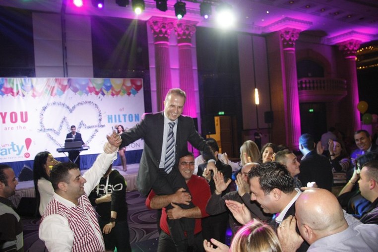 Annual Staff Party at Hilton