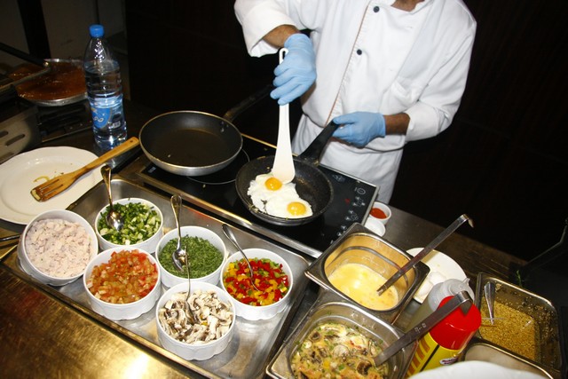 Breakfast buffet at Al Diyafa restaurant
