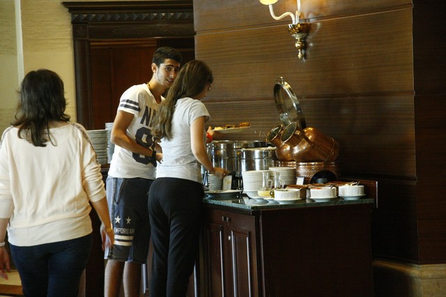 Breakfast buffet at Al Diyafa restaurant