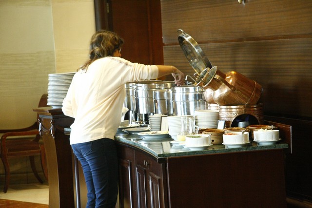Breakfast buffet at Al Diyafa restaurant