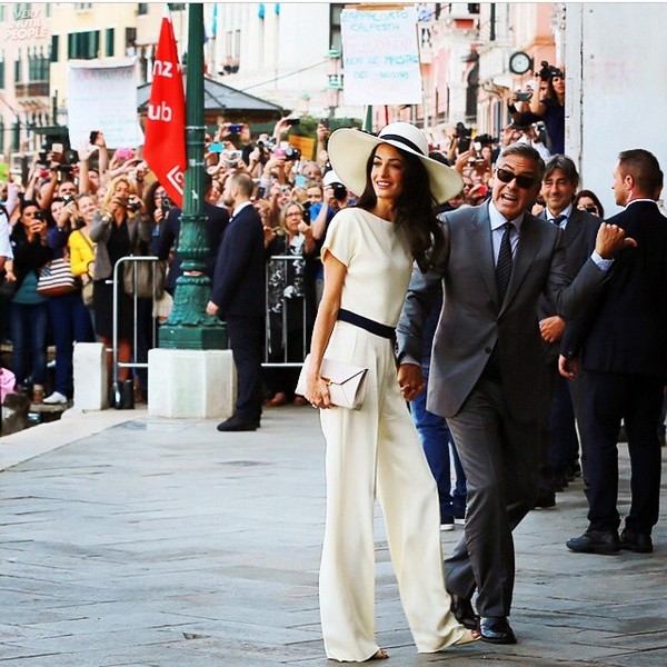 George Clooney and Amal Alamuddin Wedding Pictures