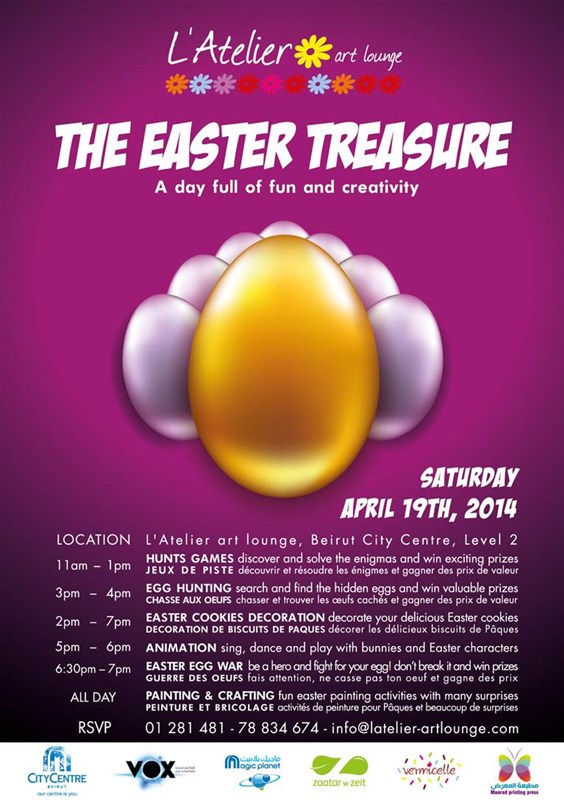L Atelier Art Lounge Treasure Hunt
