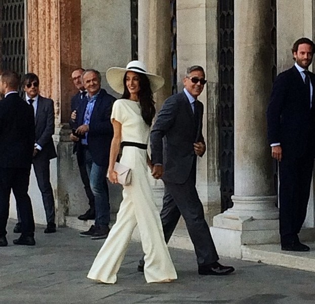 George Clooney and Amal Alamuddin Wedding Pictures