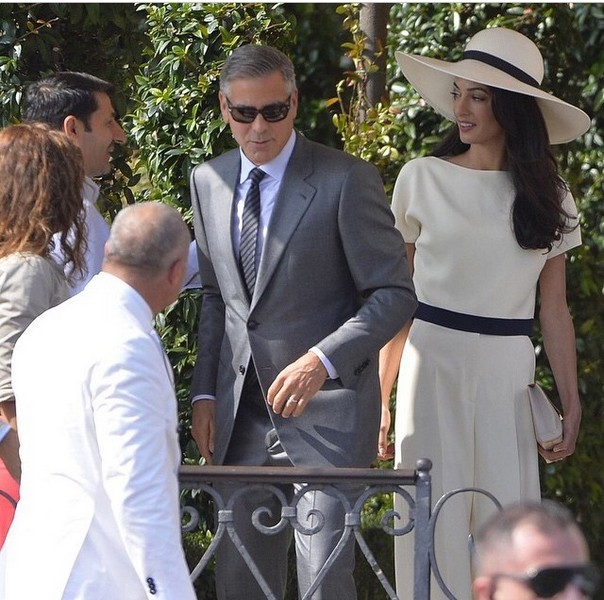 George Clooney and Amal Alamuddin Wedding Pictures