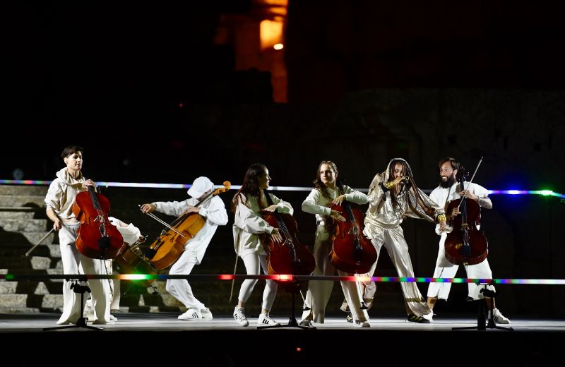 Imany Voodoo Cello at Baalbeck Festival 