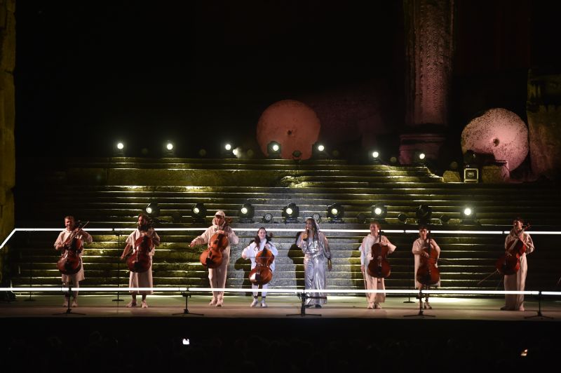 Imany Voodoo Cello at Baalbeck Festival 