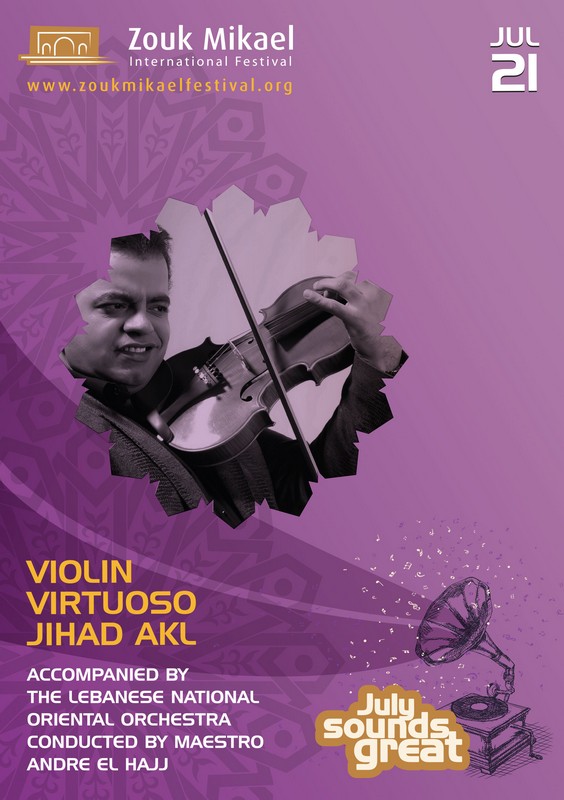 Violon Virtuoso Jihad Akl at Zouk Mikael