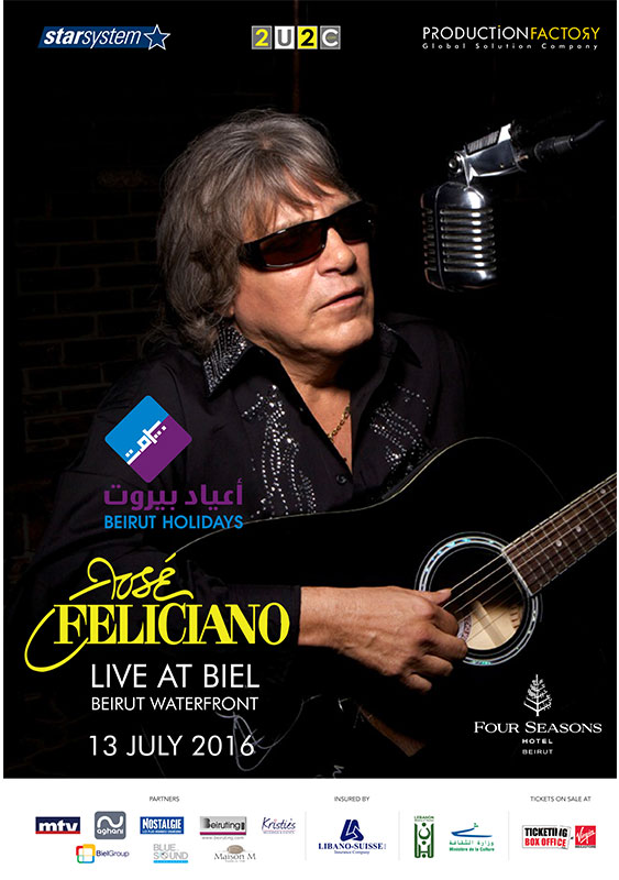 Jose Feliciano at Beirut Holidays