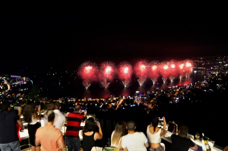 JSF Fireworks from Bay Lodge