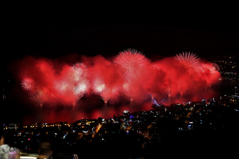 JSF Fireworks from Bay Lodge