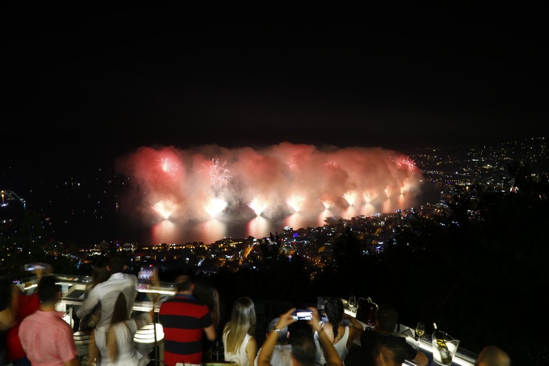 JSF Fireworks from Bay Lodge