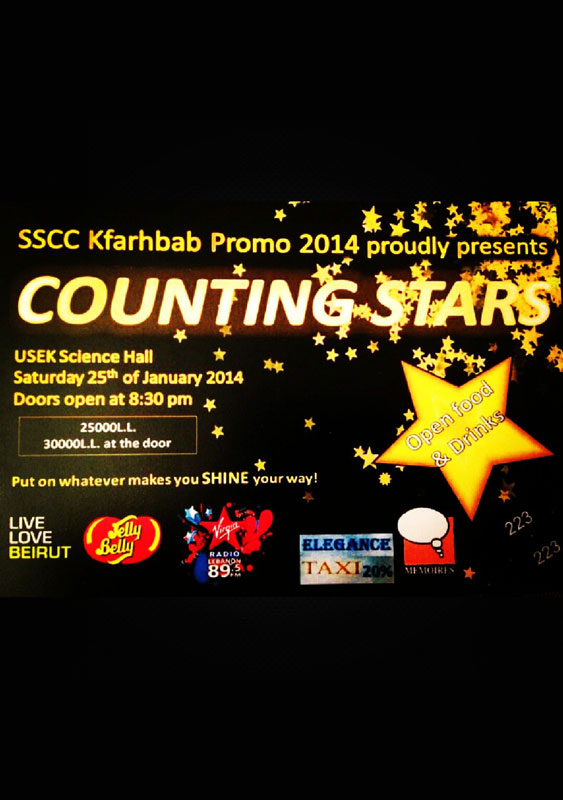 SSCC Kfarhbab Counting Stars