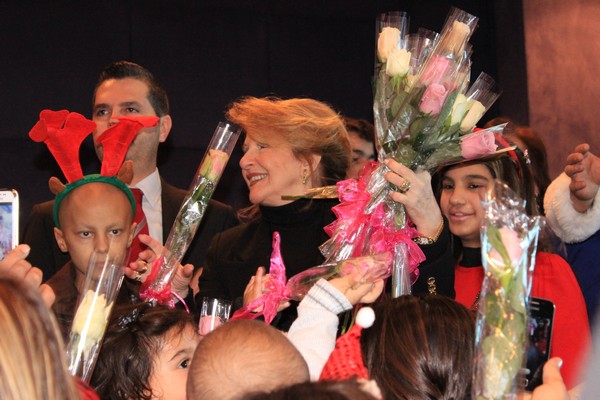 Mrs.Layla El Solh Celebrating Christmas