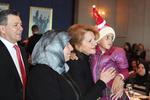 Mrs.Layla El Solh Celebrating Christmas