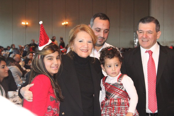 Mrs.Layla El Solh Celebrating Christmas
