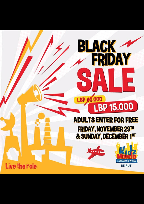 Black Friday Offer-KidzMondo Beirut