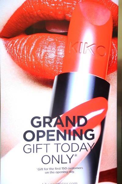 Opening of KIKO Milano